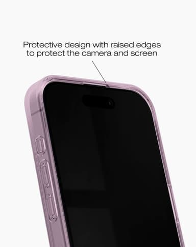 Clear Case iPhone 15 Pro Max Light Pink
