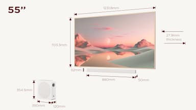 TCL 55" NXTVISION PRO 4K QLED TV (2024)
