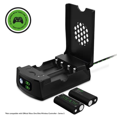 Stealth SX-C10 X Twin Rechargeable Battery Packs for XBOX - Black