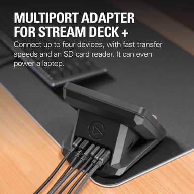 Elgato Stream Deck + USB-hubb