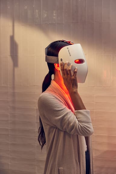 Therabody TheraFace LED-ansiktsmask (vit)