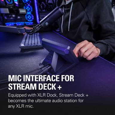 Elgato Stream Deck + XLR dockningsstation