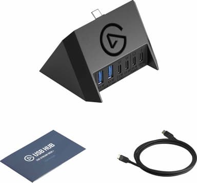 Elgato Stream Deck + USB-hubb