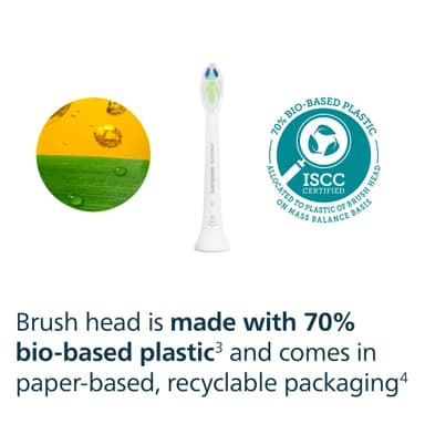 Philips Sonicare W2 Optimal tandborsthuvud HX6064/87 (vit 4 pack)