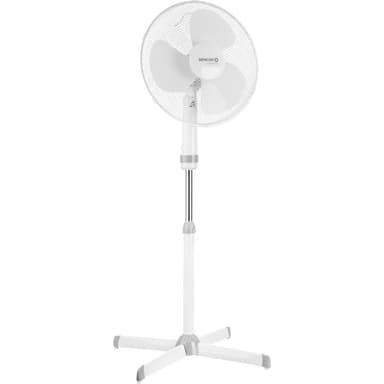 SENCOR Golvfläkt Vit 40 cm dia. Justerbar höjd