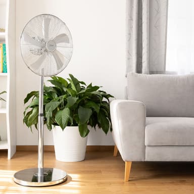 SENCOR Golvfläkt Vit 40 cm dia. Justerbar höjd