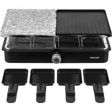 SENCOR Raclette Grill 2 i 1, Grill & Stekhäll