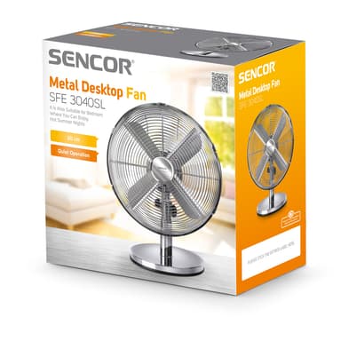SENCOR Bordsfläkt Stål 30 cm