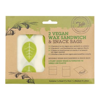 Tala Vegan Vax påse 2 Pack