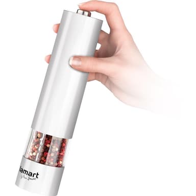 LAMART Elektrisk Salt / Pepparkvarn Vit