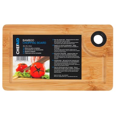 Chef Aid Bamboo Skärbräda 25 x15 x1.5 cm