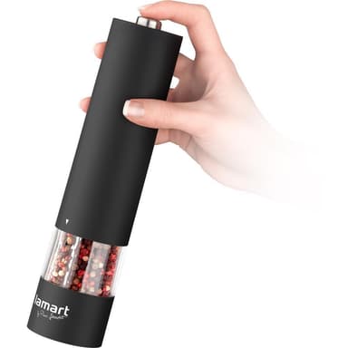 LAMART Elektrisk Salt / Pepparkvarn Svart