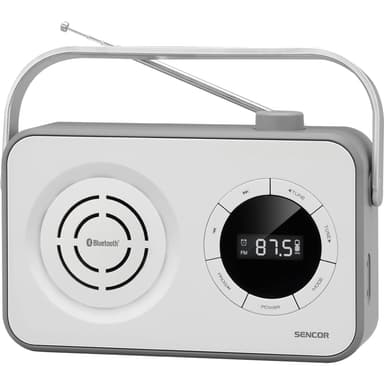 Portabel FM Radio med Bluetooth och Micro SD