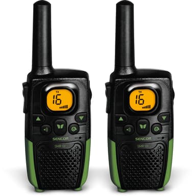 SENCOR Walkie Talkie med upp till  7 km räckvidd