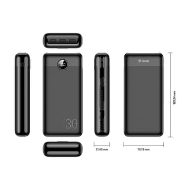 YENKEE Power bank 30 000 mAh
