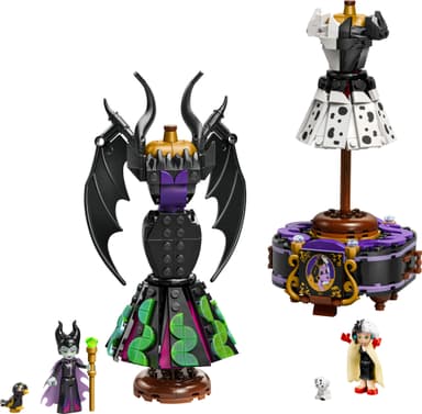 LEGO Disney Maleficents och Cruella De Vils klänningar 43262