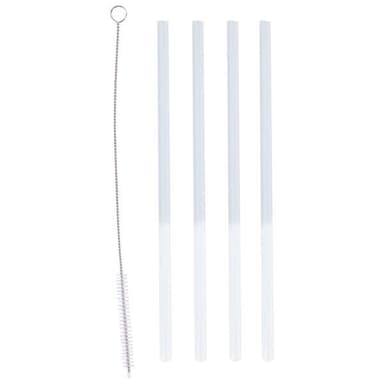 Alpina 4-pack glassugrör med rensborste