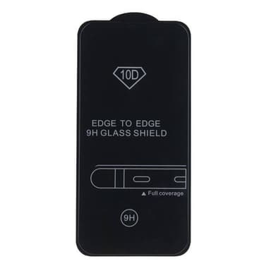 Härdat Skärmskydd 10D till Samsung Galaxy A16 4G / A16 5G - Svart Ram