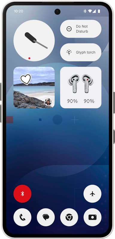 Nothing Phone (3a) 5G smartphone 8/128GB (vit)