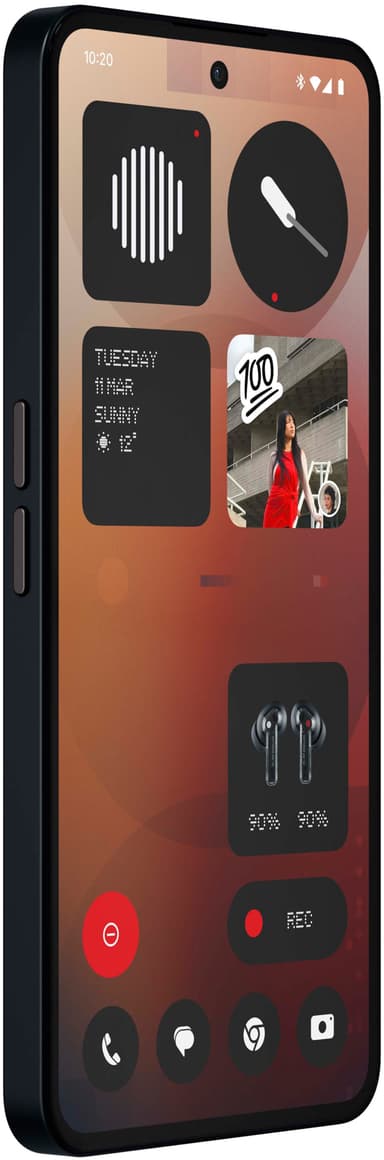 Nothing Phone (3a) 5G smartphone 12/256GB (svart)