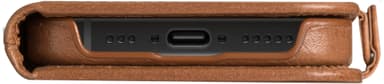 Dbramante1928 Lynge MagSafe iPhone 16e plånboksfodral (tan)
