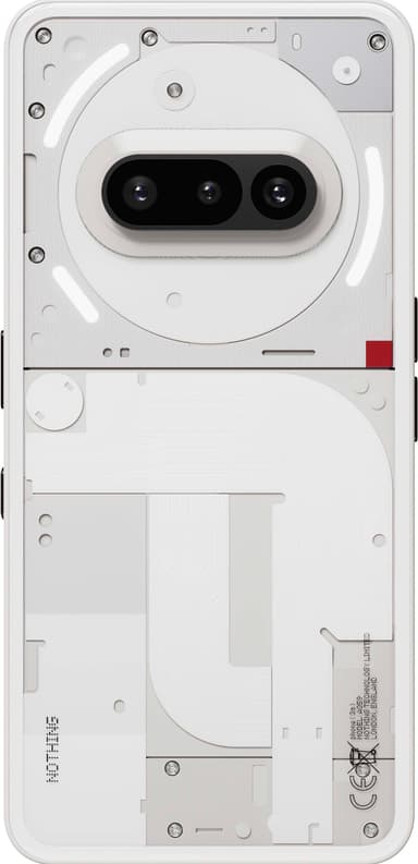 Nothing Phone (3a) 5G smartphone 12/256GB (vit)