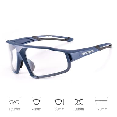 Rockbros SP216BL Photochromic UV400 Cykelglasögon - Blå