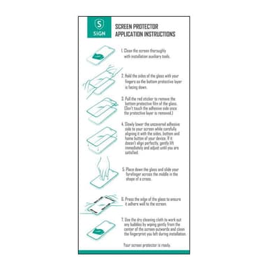 SiGN Heltäckande Härdat Glas Skärmskydd för Samsung Galaxy S10e