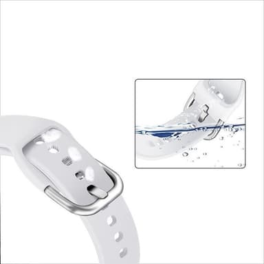 Universal Watch Armband (22mm) Silicone TYS - Röd