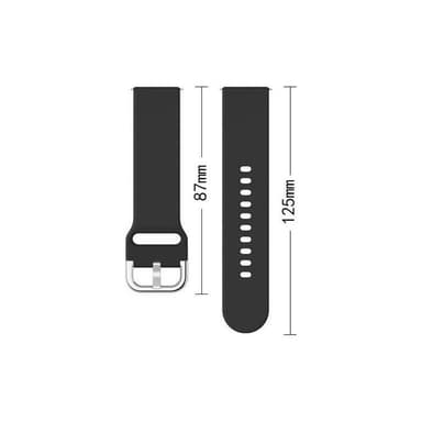 Universal Watch Armband (22mm) Silicone TYS - Röd