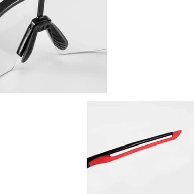 Rockbros photochromic UV400 Cykelglasögon - Svart/Röd