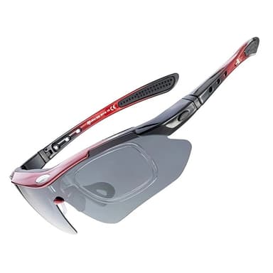 Rockbros photochromic UV400 Cykelglasögon - Röd