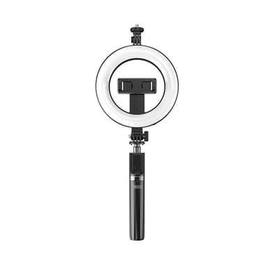 XO Bluetooth Selfie Stick Tripod 95cm med LED Lampa - Svart