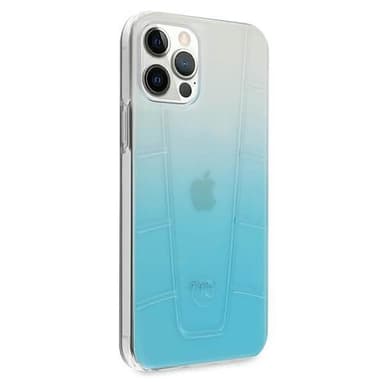 Mercedes Case skal Transparent Line iPhone 12 Pro Max skal Blå