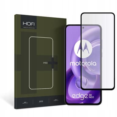 Hofi Motorola Edge 30 Neo Härdat Glas Skärmskydd Pro+ - Svart
