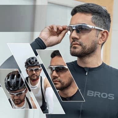 Rockbros Polariserade Cykelglasögon - Vit