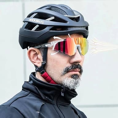 Rockbros photochromic Cykelglasögon UV400 - Vit