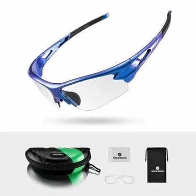 Rockbros photochromic UV400 Cykelglasögon - Blå