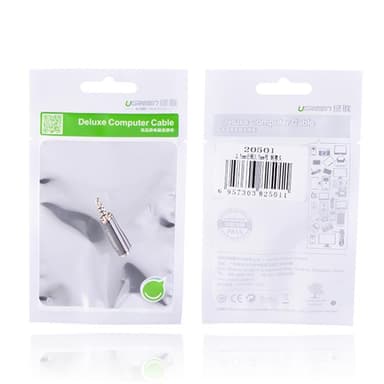 Ugreen Audio Adapter Jack 3.5mm Female Till Jack 2.5mm Male - Svart