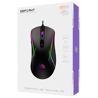 Proove Gaming Mouse Defiant - Svart