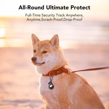 [2-Pack] Tech-Protect Apple Airtag Skal Rough Chain - Svart
