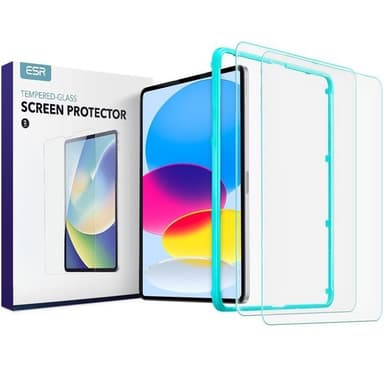 [2-Pack] ESR iPad 10.9 (2022) Härdat Glas Skärmskydd - Transparent