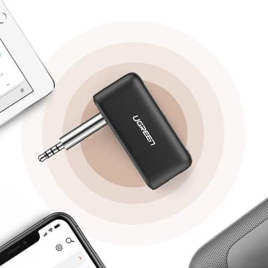 Ugreen Bluetooth Audio Receiver AUX mini jack till Bil Svart