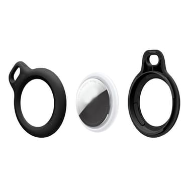 [2-Pack] Tech-Protect Apple Airtag Skal Rough Chain - Svart