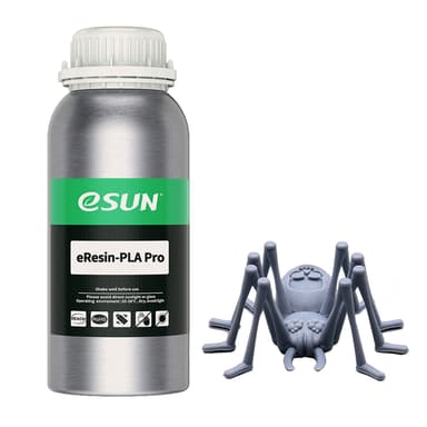 eSUN eResin -PLA Pro 0.5 kg - Grå