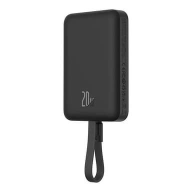 Powerbank Baseus Magnetic Mini 10000mAh, Lightning 20W MagSafe (svart)