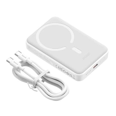 Powerbank mini Baseus 10000mAh, USB-C 30W Vit