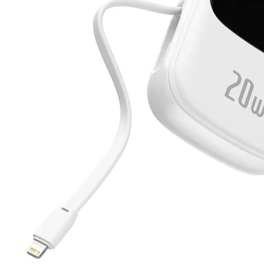 Powerbank Baseus Qpow PRO med Lightning-kabel, USB-C-port och USB 2000