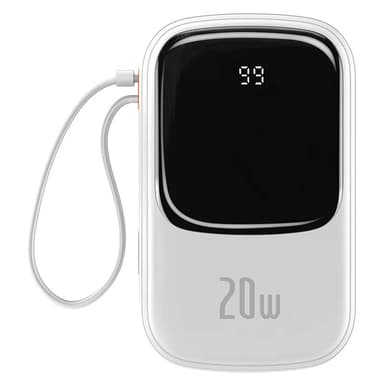 Powerbank Baseus Qpow PRO med Lightning-kabel, USB-C-port och USB 2000