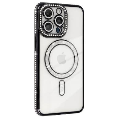 Diamond bling MagSafe skal iPhone 12 Pro Max - Svart